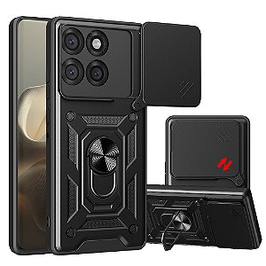 Capa Militar P/ Motorola Moto Edge 60 Fusion - Capinha Case Protetora Anti Impacto Queda Armadura Resistente