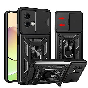 Capa Militar P/ Motorola Moto G84 - Capinha Case Protetora Anti Impacto Queda Armadura Resistente