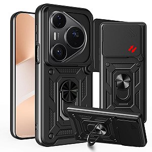 Capa Militar P/ Huawei Pura 80 Ultra - Capinha Case Protetora Anti Impacto Queda Armadura Resistente