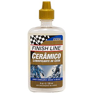 Oleo Lubrificante Corrente Bike Finish Line Cerâmico Seco 120ml