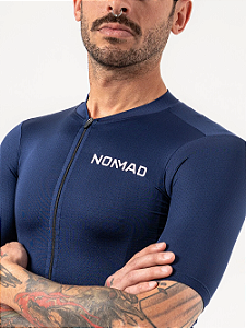 Camisa de Ciclismo Jersey Masculina Core Nomad Azul