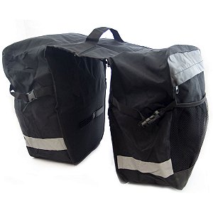 Bolsa Alforge Duplo Grande Bagageiro Skin Sport 28L