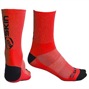 Meias De Ciclismo Skin Sports Bike Esportiva Cano Médio 38/43 18cm