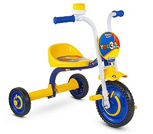 Triciclo Bike Moto Infantil Menino You Boy Azul Nathor