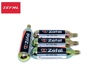 Cartucho Refil Bomba C02 25g Refil Mtb Pneu 29 Bike Zefal 4X