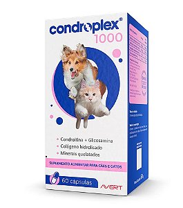 Condroplex 1000 para Cães Avert 60 Cápsulas