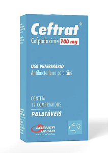 Antibacteriano Agener União Ceftrat para Cães - 12 Comprimidos