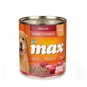 Alimento Úmido Max Cães Adultos Patê Carne e Frango 280g