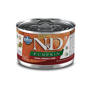 Alimento Úmido N&D Cães Pumpkin Frango, Abóbora e Roma 140g