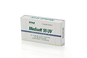 Lente de Contato Descartável Coopervision Medisoft 55 UV
