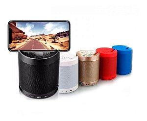 Caixa De Som Multifuncional Wireless Speaker Celular Tablet - Preta