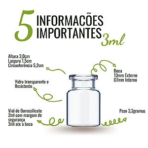 Penicilina 3ml só Vidro