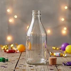 Garrafa Coquinho 200ml com rolha - kit com 50 unidades