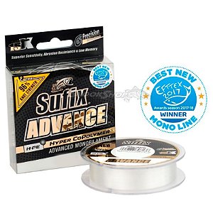 Linha Monofilamento Advance Sufix 0.40mm 33Lb 300m