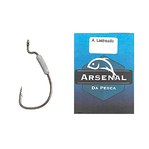 Anzol Arsenal da Pesca Lastreado OffSet 1/0 - 5GR