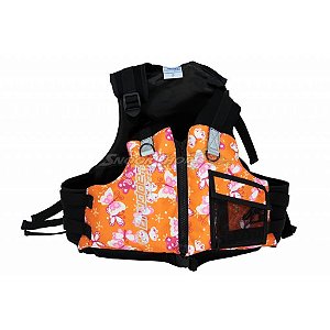 Colete Safety Brudden - Laranja Estampado