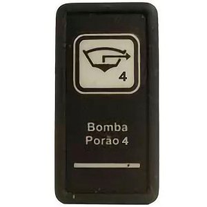 Botão Bomba de Porão 4 c/ Legenda GLO000025