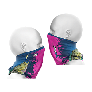 Máscara de Proteção Mar Negro Face Protection -  Tucunaré Rosa