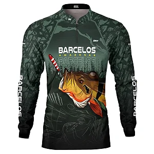 Camisa de Pesca Brk Barcelos Amazonas com Proteção Solar UV50+