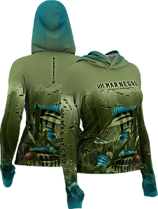 Camiseta Feminina Mar Negro X Protection Tucuna Family