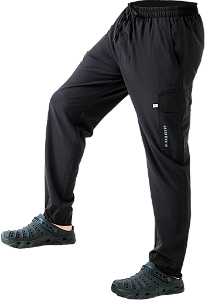 Calça Masculina De Pesca Mar Negro Flex Preta