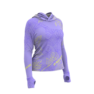 Camiseta Feminina Mar Negro X Protection Lavanda