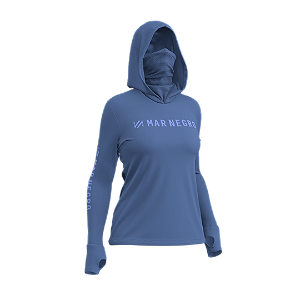 Camiseta Feminina Mar Negro X Protection 360 Poliamida Celeste