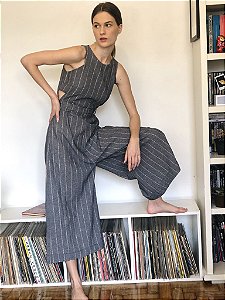 Macacão Maria 2021 (Azul Listrado)