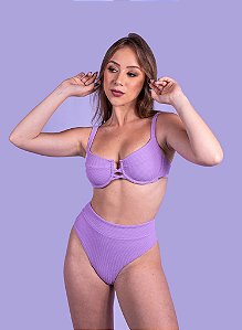 Top Tabata e Tanga Hot Pant Lilas