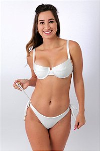 Top Tabata e Tanga Rolote Lateral Branco