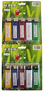 ISQUEIRO CARTELA COM 10 UNIDADES