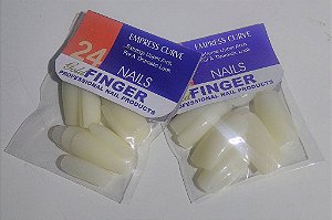 UNHAS POSTIÇAS GOLD FINGER CARTELA COM 24 KITS DE 24 UNIDADES