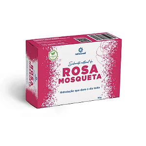 3BSabonete em Barra Rosa Mosqueta 90g - Nativa Brasil