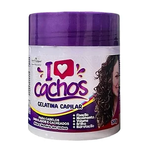 Gelatina Capilar I Love Cachos Para Cabelos Cacheados e Ondulados 500g - Bell Corpus