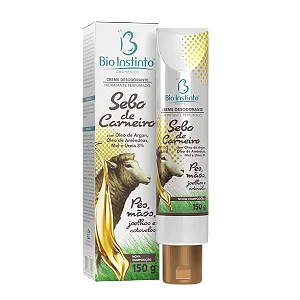 Sebo de Carneiro com Óleo de Argan 150g - Bio Instinto CosméticosSebo de Carneiro com Óleo de Argan 150g - Bio Instinto Cosméticos
