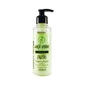 Hidratante Corpo e Rosto Maça Verde 200ml - Rhenuks Cosméticos