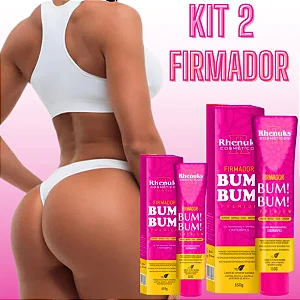 Kit 2 Creme Firmador Bum Bum Rhenuks 150g