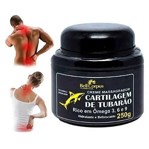 Creme Massageador Cartilagem de Tubarão 250g