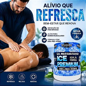 Gel Massageador Ice Premium Ora-pro-nóbis 200g