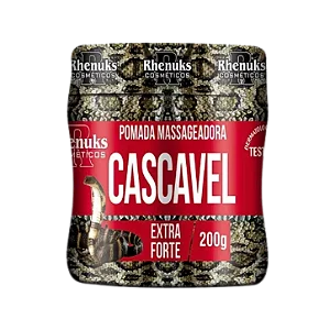 Pomada Massageadora Cascavel 200g Extra Forte