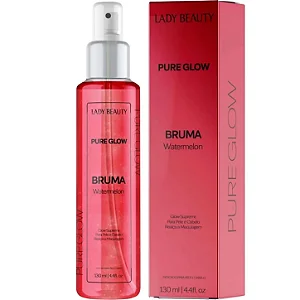 Bruma Facial Pure Glow Melancia 130ml Lady Beauty