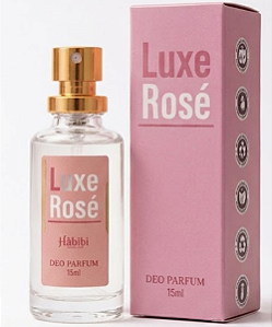 Perfume Feminino Luxe Rosé Deo Parfum 15ml Floral Doce Alta Fixação Longa Duração feminino