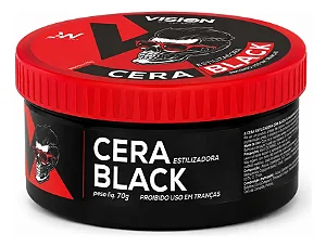 Cera Modeladora Masculina Black Vision 70g black