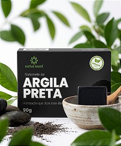 Sabonete Argila Preta 90g Nativa Brasil
