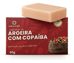 Sabonete Barra Aroeira com Copaíba 90g Nativa Brasil