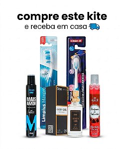 Kit Perfumes e Escovas com Alta Fixação