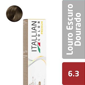 Coloração Itallian Color LOURO ESCURO DOURADO 6.3 60g