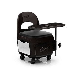 Cadeira Cirandinha Para Manicure Pedicure Com Gaveta E Mesa