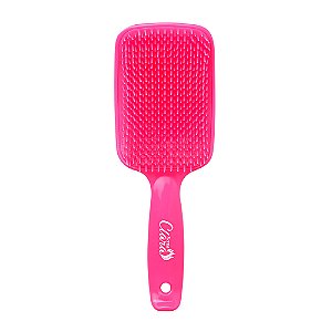 Escova Para Cabelo Flex Color Com Cerdas Flexíveis Pink