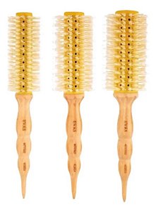 Kit 3 Escova de Cabelo Evas WTY 7022, 7027 e 7032